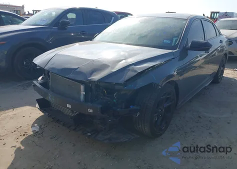 2024 Hyundai Elantra N Line из США, поврежденный, VIN KMHLR4DF1RU822042